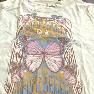 Cream Altar’d state beautiful crop top. Never worn